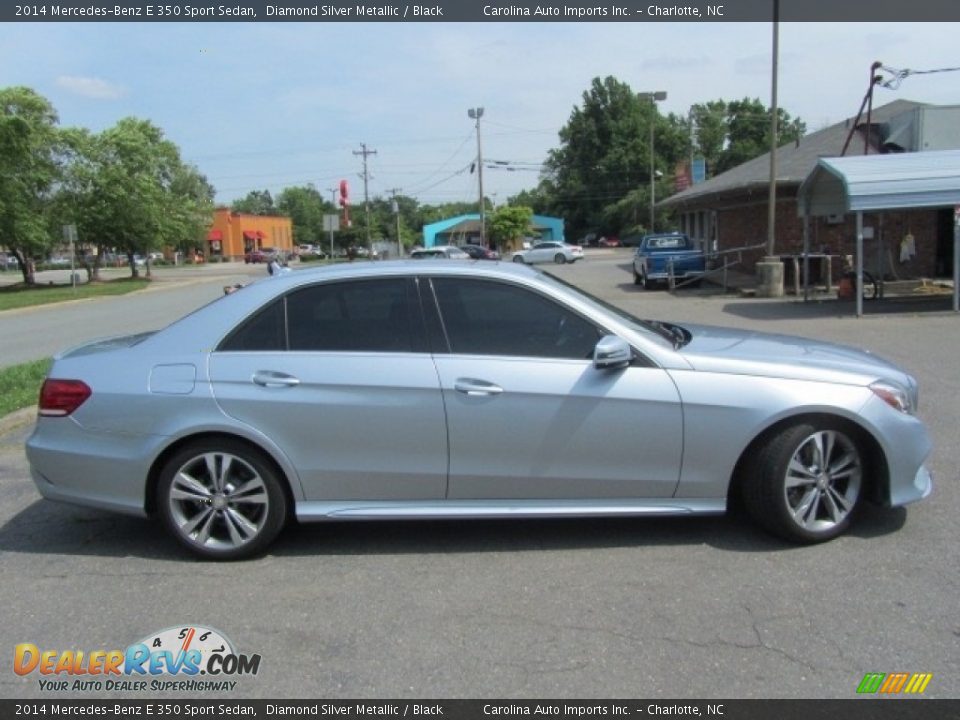 2014 Mercedes-Benz E 350 Sport Sedan Diamond Silver Metallic / Black Photo #11