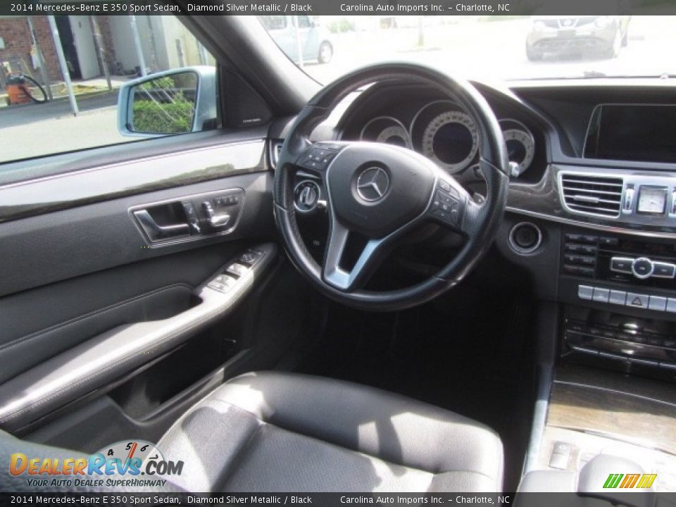 2014 Mercedes-Benz E 350 Sport Sedan Diamond Silver Metallic / Black Photo #12