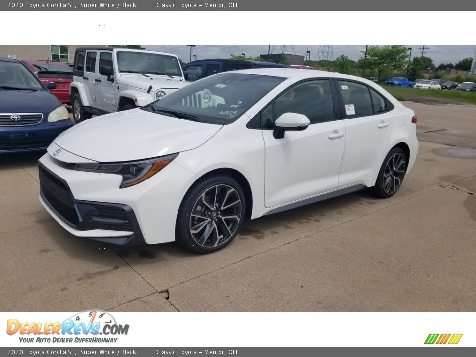 2020 Toyota Corolla SE Super White / Black Photo #1