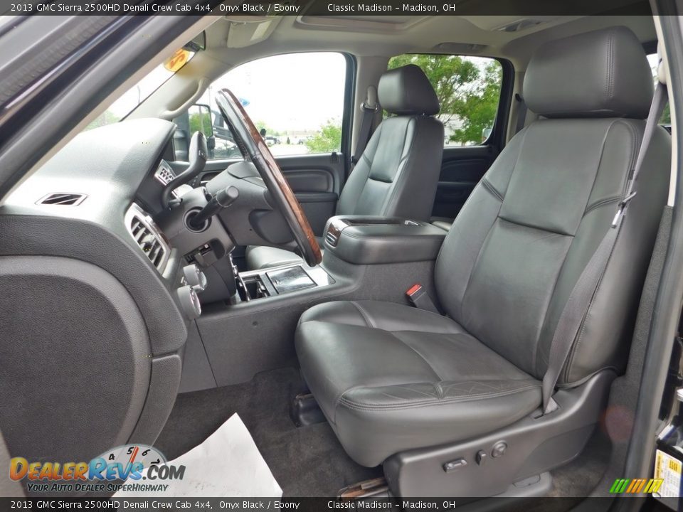 2013 GMC Sierra 2500HD Denali Crew Cab 4x4 Onyx Black / Ebony Photo #2