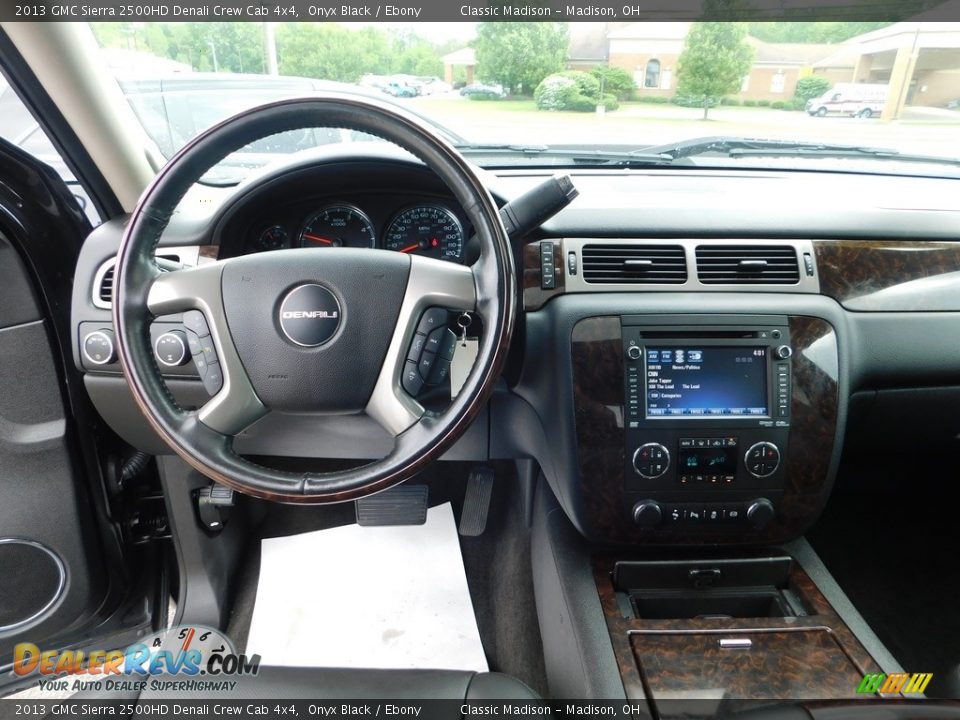 2013 GMC Sierra 2500HD Denali Crew Cab 4x4 Onyx Black / Ebony Photo #3