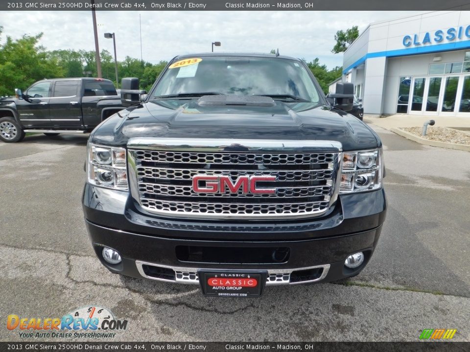 2013 GMC Sierra 2500HD Denali Crew Cab 4x4 Onyx Black / Ebony Photo #4