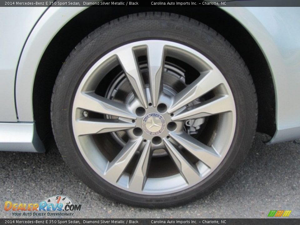 2014 Mercedes-Benz E 350 Sport Sedan Diamond Silver Metallic / Black Photo #26