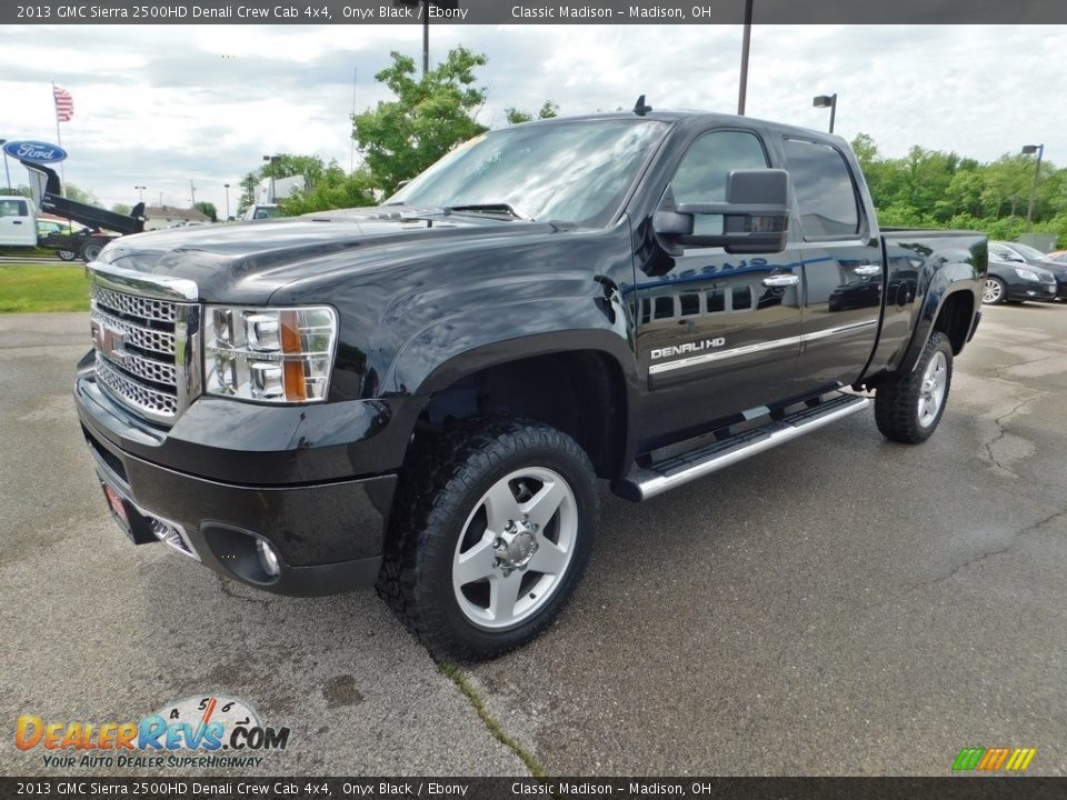 2013 GMC Sierra 2500HD Denali Crew Cab 4x4 Onyx Black / Ebony Photo #5