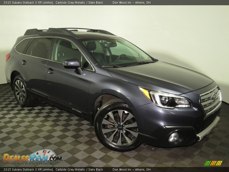 Carbide Gray Metallic 2015 Subaru Outback 3.6R Limited Photo #2