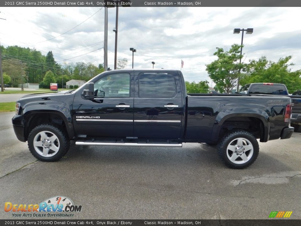 2013 GMC Sierra 2500HD Denali Crew Cab 4x4 Onyx Black / Ebony Photo #6