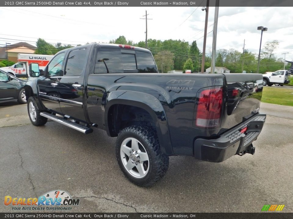 2013 GMC Sierra 2500HD Denali Crew Cab 4x4 Onyx Black / Ebony Photo #7