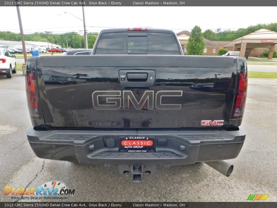 2013 GMC Sierra 2500HD Denali Crew Cab 4x4 Onyx Black / Ebony Photo #8