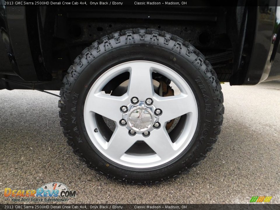 2013 GMC Sierra 2500HD Denali Crew Cab 4x4 Onyx Black / Ebony Photo #10