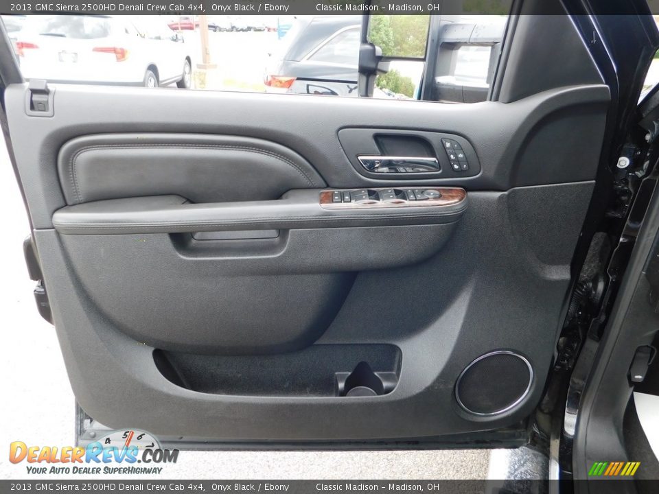 2013 GMC Sierra 2500HD Denali Crew Cab 4x4 Onyx Black / Ebony Photo #11