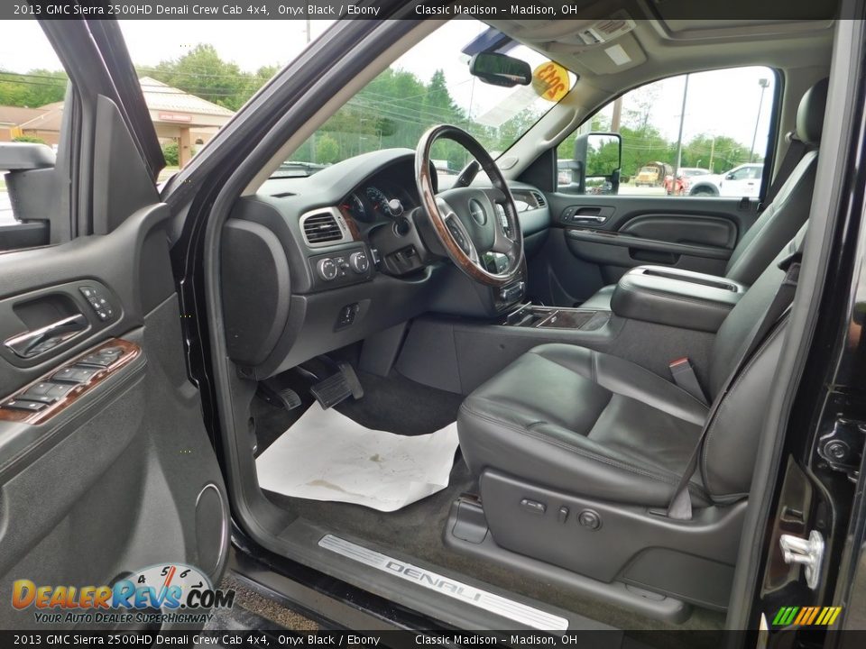 2013 GMC Sierra 2500HD Denali Crew Cab 4x4 Onyx Black / Ebony Photo #13
