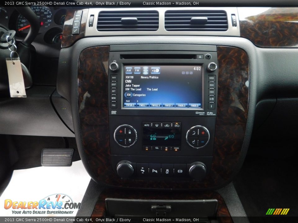 2013 GMC Sierra 2500HD Denali Crew Cab 4x4 Onyx Black / Ebony Photo #17