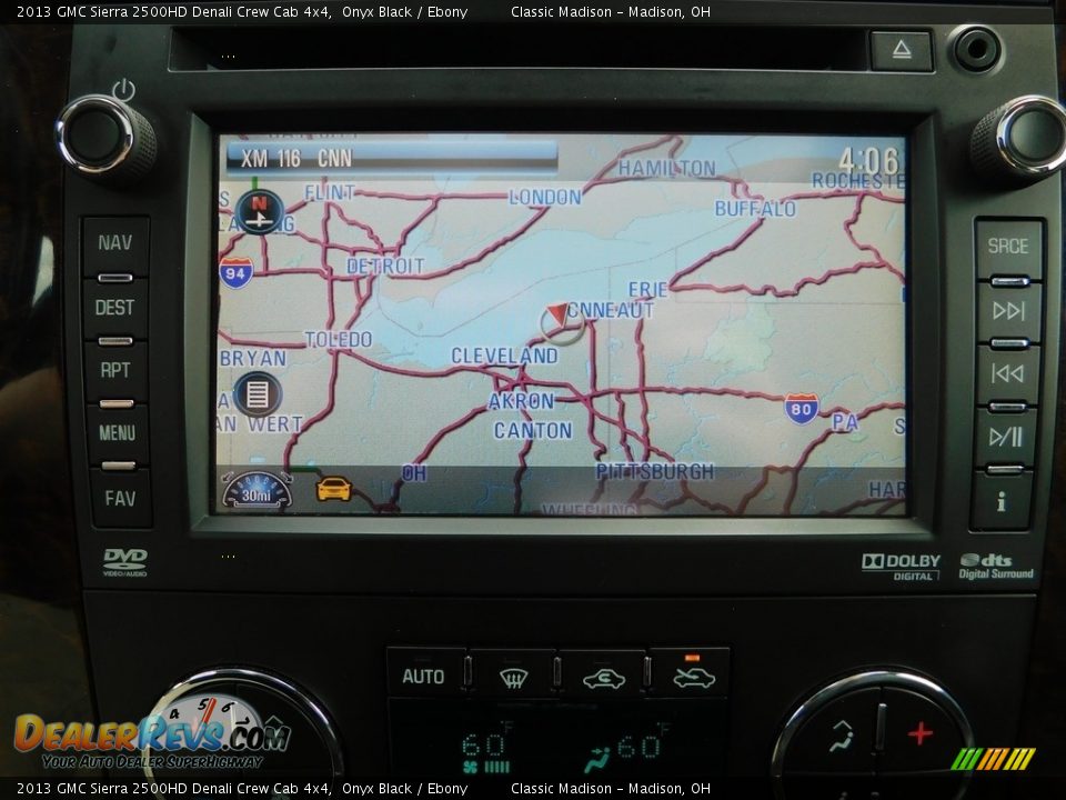 2013 GMC Sierra 2500HD Denali Crew Cab 4x4 Onyx Black / Ebony Photo #18