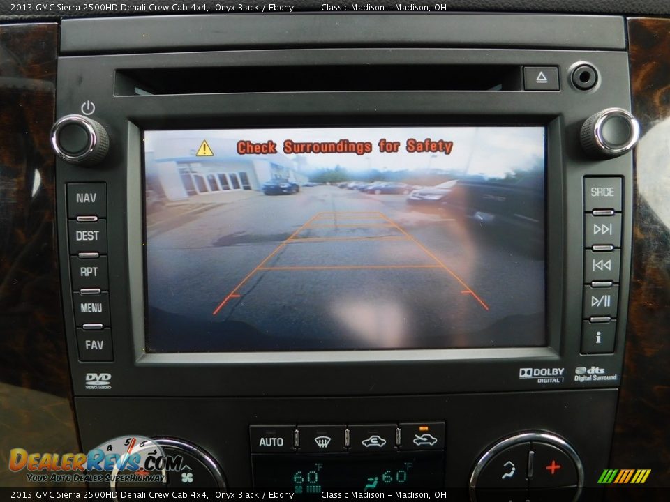2013 GMC Sierra 2500HD Denali Crew Cab 4x4 Onyx Black / Ebony Photo #19