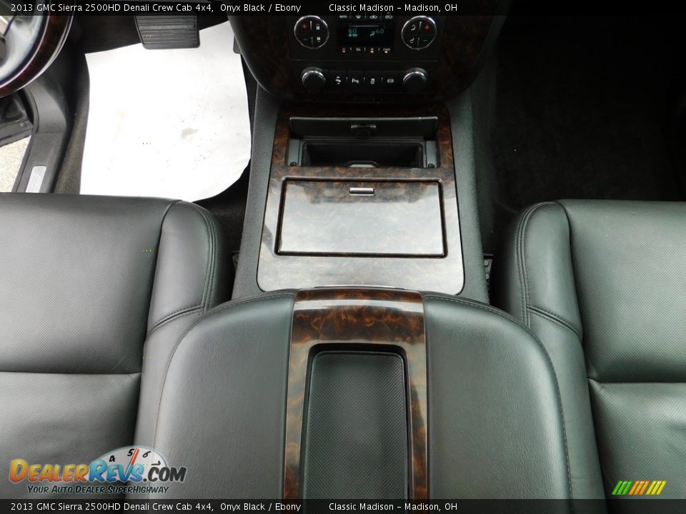 2013 GMC Sierra 2500HD Denali Crew Cab 4x4 Onyx Black / Ebony Photo #20
