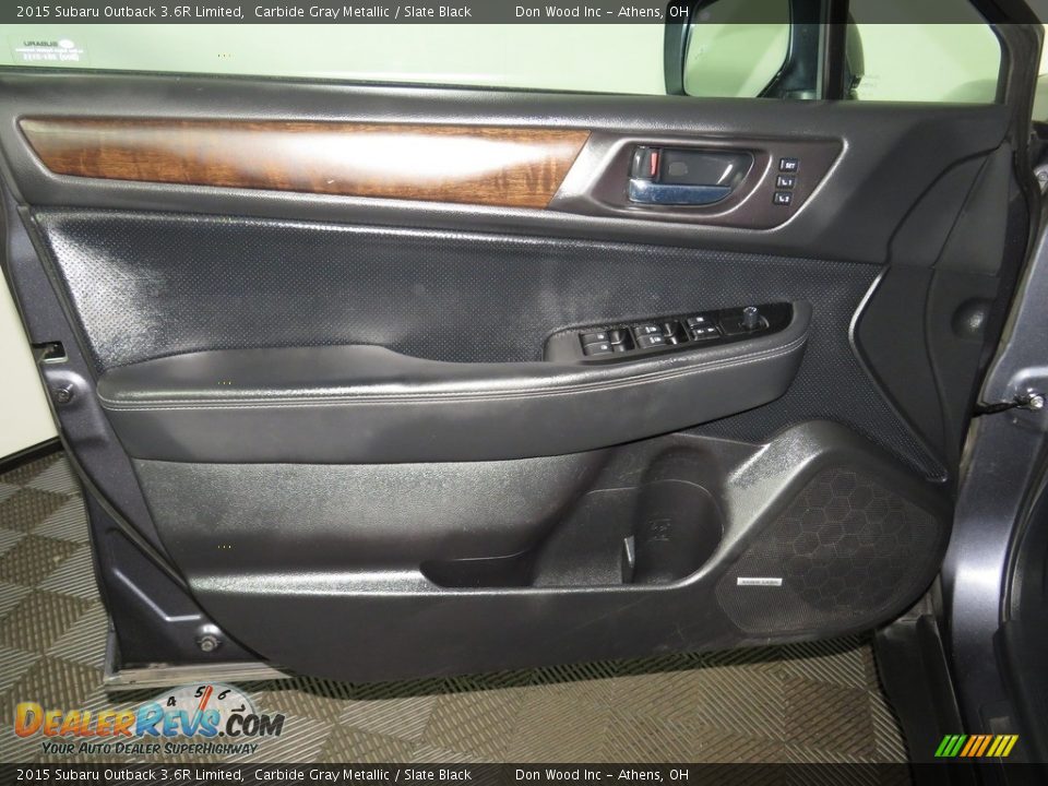 2015 Subaru Outback 3.6R Limited Carbide Gray Metallic / Slate Black Photo #17