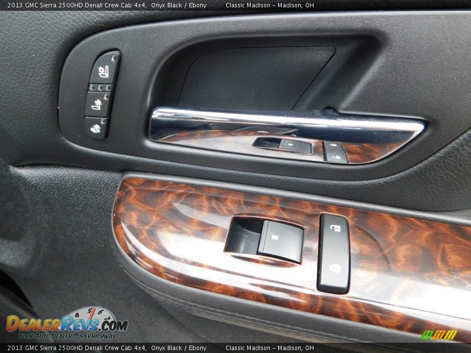 2013 GMC Sierra 2500HD Denali Crew Cab 4x4 Onyx Black / Ebony Photo #22