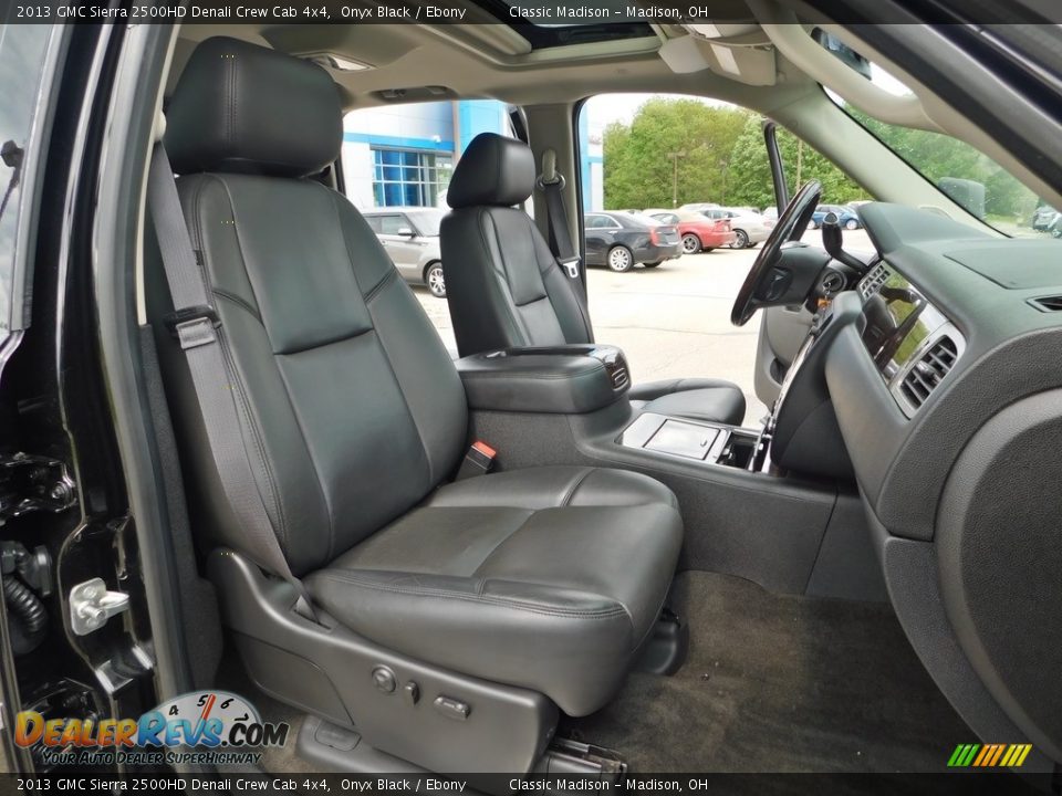 2013 GMC Sierra 2500HD Denali Crew Cab 4x4 Onyx Black / Ebony Photo #23