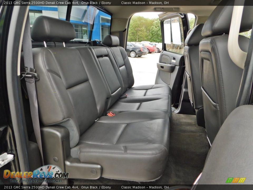 2013 GMC Sierra 2500HD Denali Crew Cab 4x4 Onyx Black / Ebony Photo #24