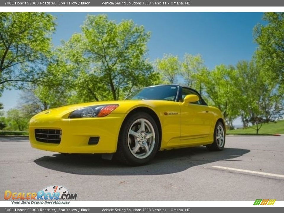 2001 Honda S2000 Roadster Spa Yellow / Black Photo #1