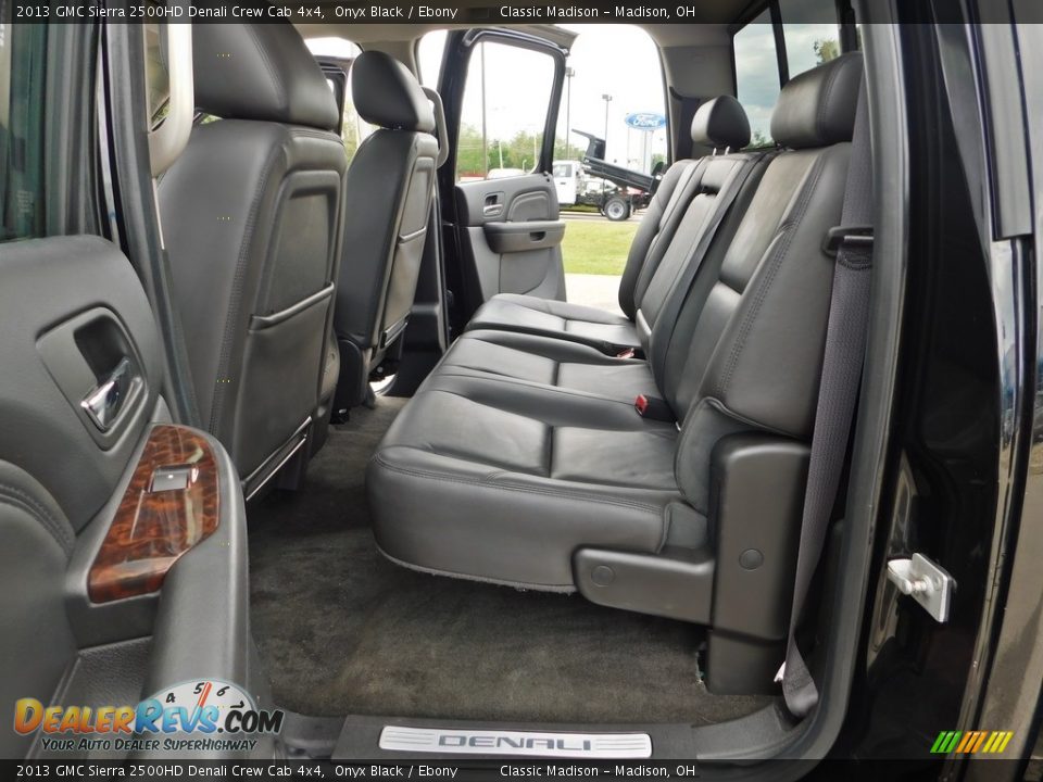 2013 GMC Sierra 2500HD Denali Crew Cab 4x4 Onyx Black / Ebony Photo #25