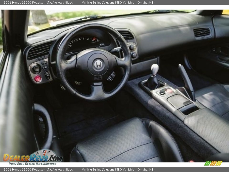 2001 Honda S2000 Roadster Spa Yellow / Black Photo #3