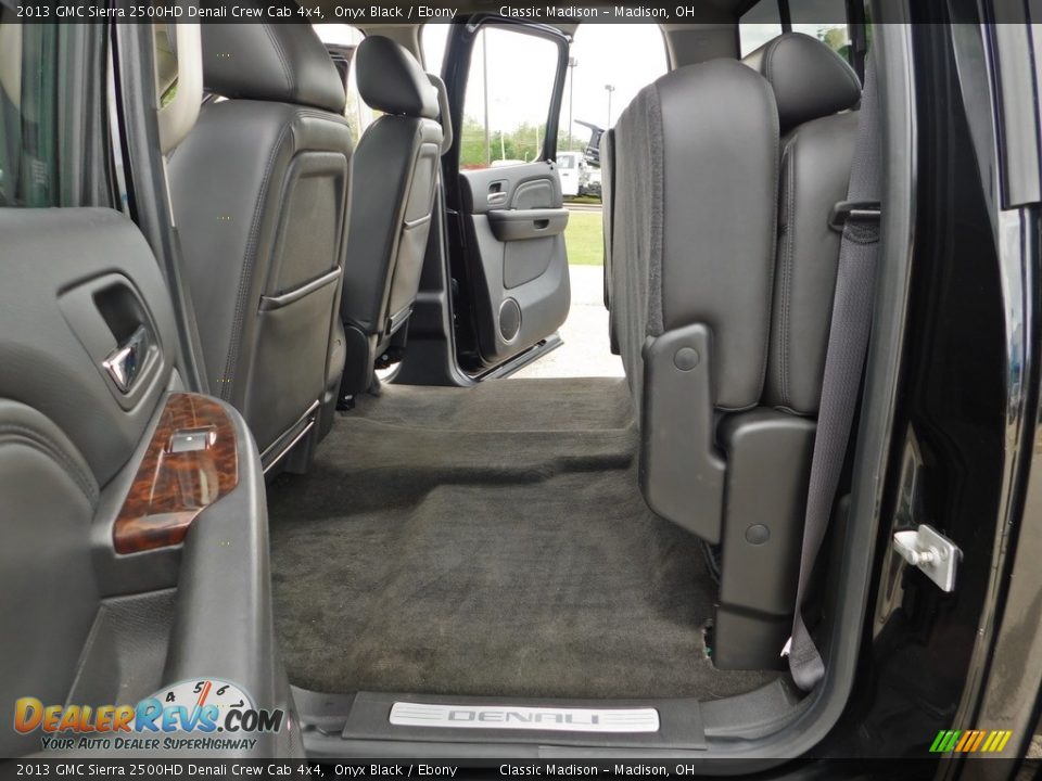 2013 GMC Sierra 2500HD Denali Crew Cab 4x4 Onyx Black / Ebony Photo #26