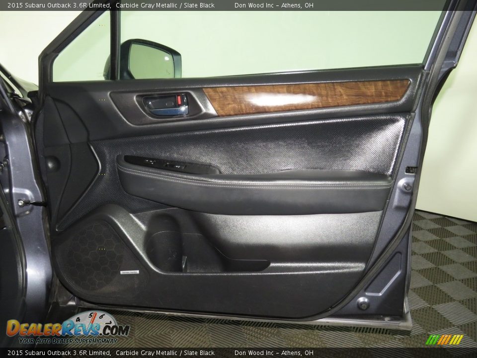 2015 Subaru Outback 3.6R Limited Carbide Gray Metallic / Slate Black Photo #25