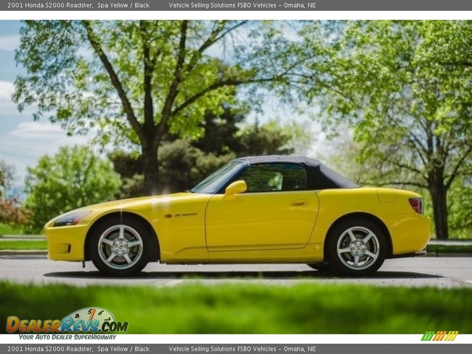 2001 Honda S2000 Roadster Spa Yellow / Black Photo #8