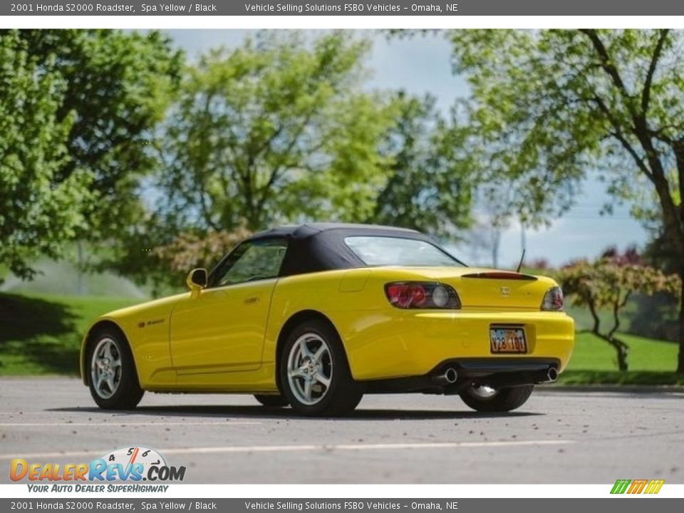 2001 Honda S2000 Roadster Spa Yellow / Black Photo #9