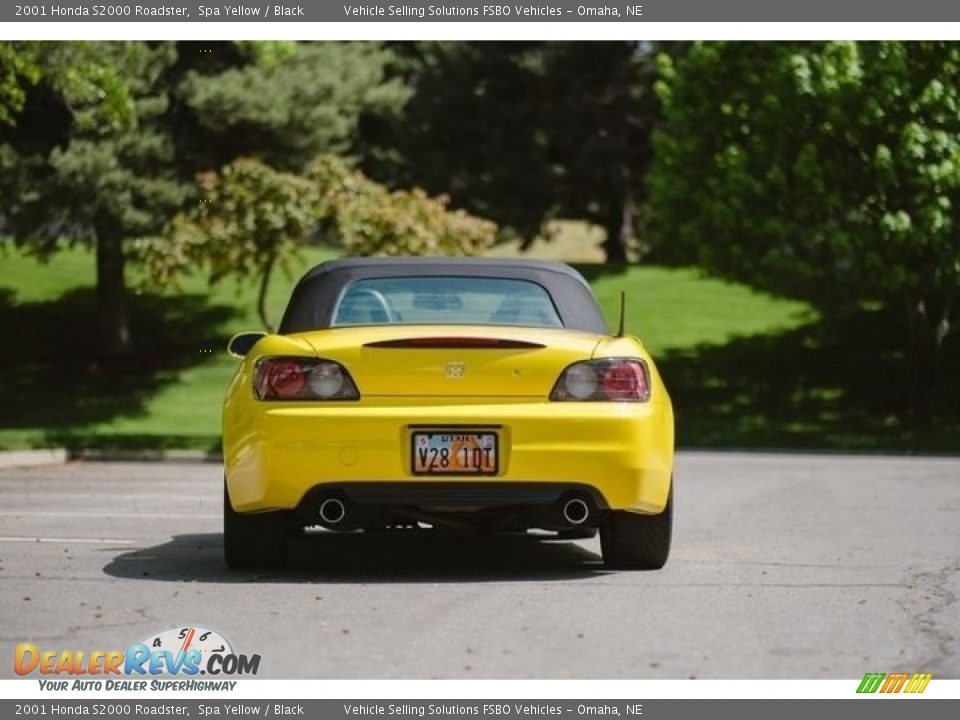 2001 Honda S2000 Roadster Spa Yellow / Black Photo #10