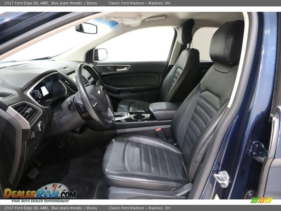 2017 Ford Edge SEL AWD Blue Jeans Metallic / Ebony Photo #6