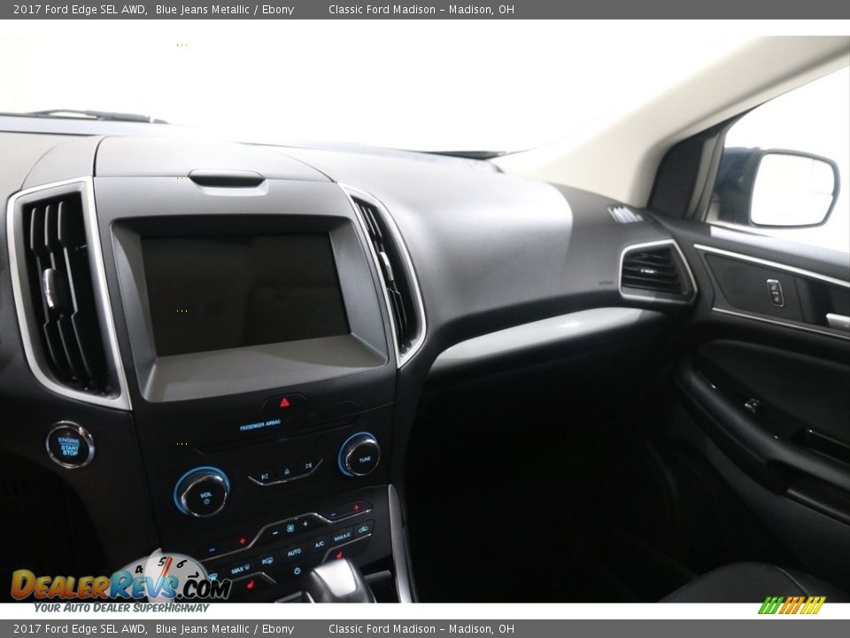 2017 Ford Edge SEL AWD Blue Jeans Metallic / Ebony Photo #10