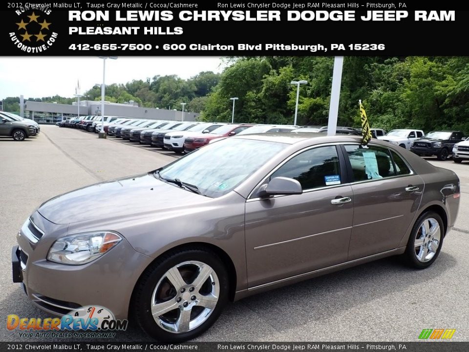 2012 Chevrolet Malibu LT Taupe Gray Metallic / Cocoa/Cashmere Photo #1