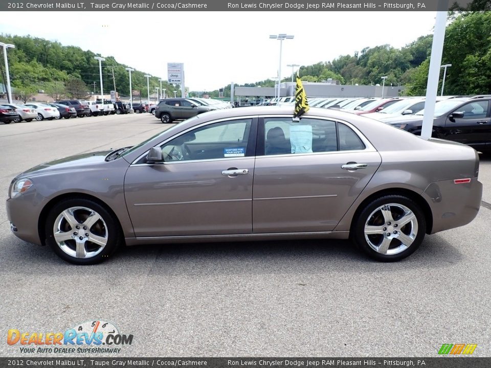 2012 Chevrolet Malibu LT Taupe Gray Metallic / Cocoa/Cashmere Photo #2