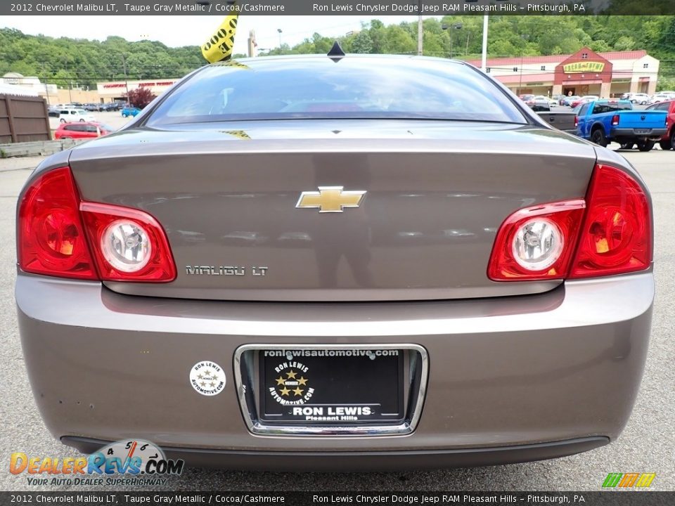 2012 Chevrolet Malibu LT Taupe Gray Metallic / Cocoa/Cashmere Photo #4