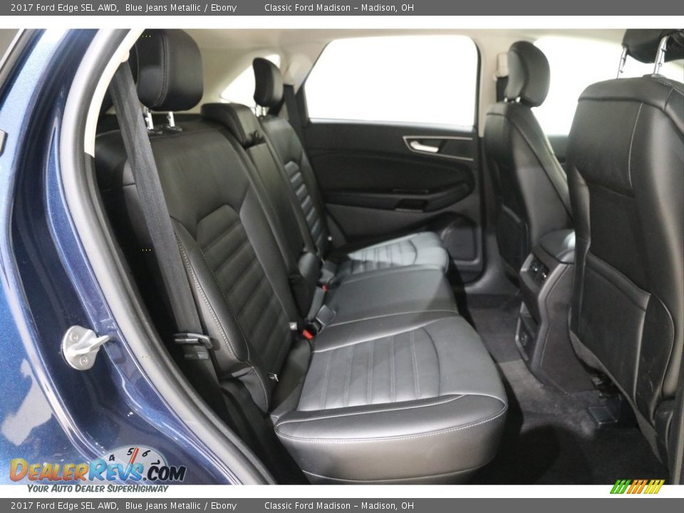 2017 Ford Edge SEL AWD Blue Jeans Metallic / Ebony Photo #15