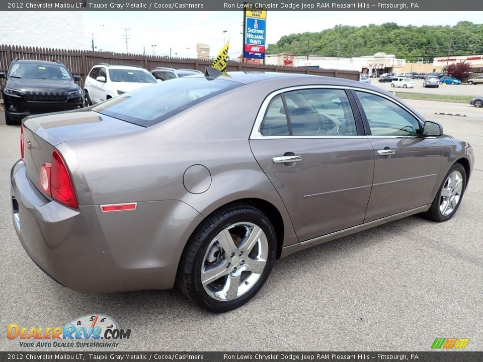 2012 Chevrolet Malibu LT Taupe Gray Metallic / Cocoa/Cashmere Photo #6