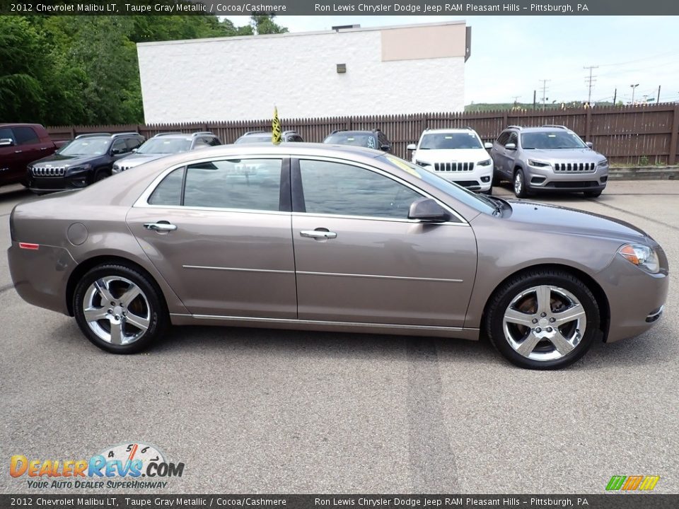 2012 Chevrolet Malibu LT Taupe Gray Metallic / Cocoa/Cashmere Photo #7