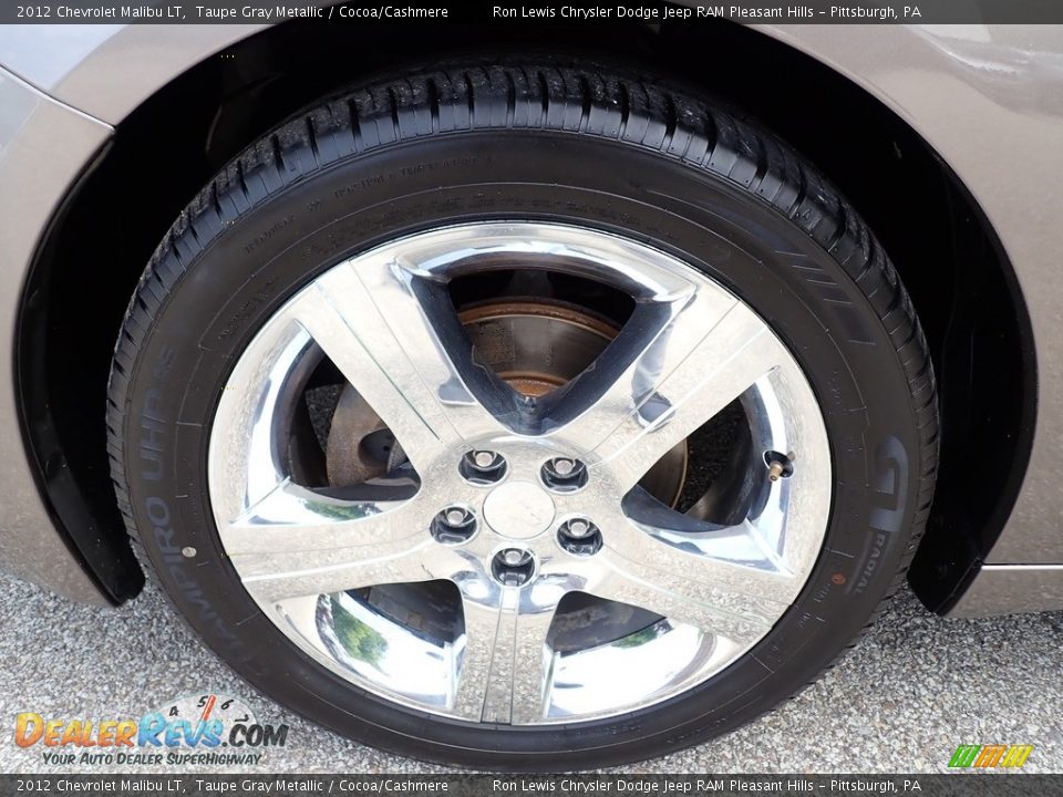2012 Chevrolet Malibu LT Taupe Gray Metallic / Cocoa/Cashmere Photo #10
