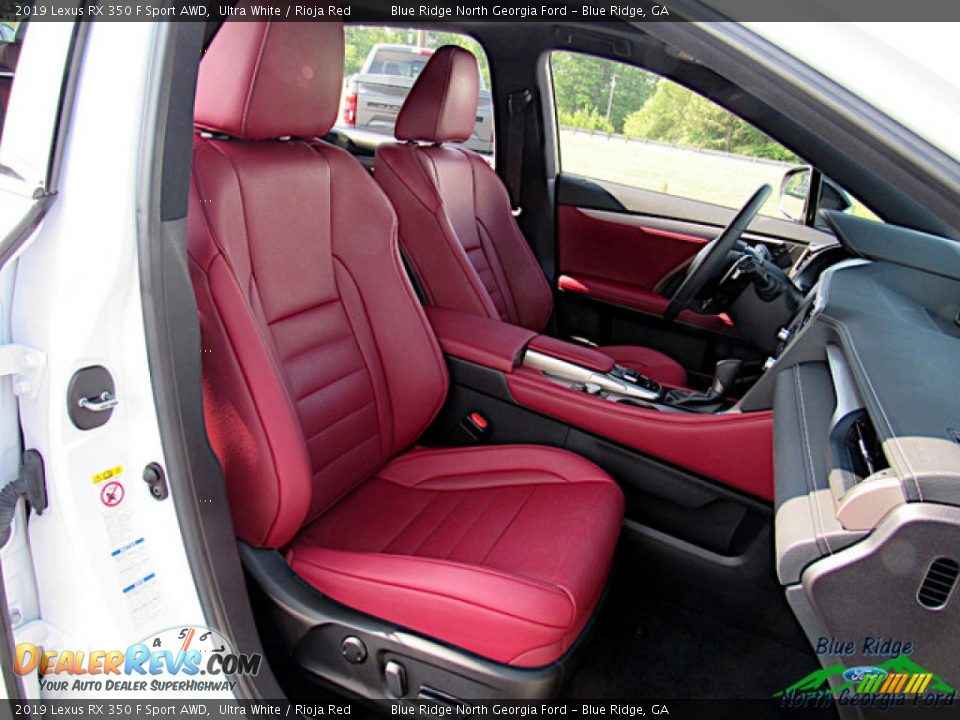 2019 Lexus RX 350 F Sport AWD Ultra White / Rioja Red Photo #11
