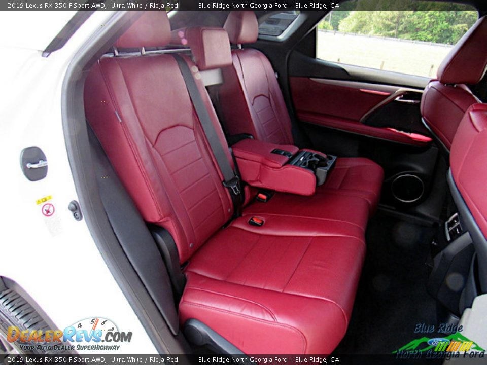 2019 Lexus RX 350 F Sport AWD Ultra White / Rioja Red Photo #12