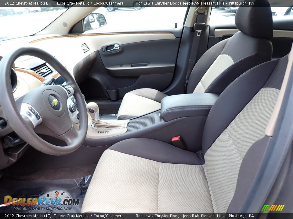 2012 Chevrolet Malibu LT Taupe Gray Metallic / Cocoa/Cashmere Photo #11