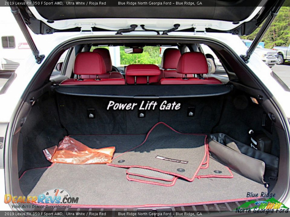 2019 Lexus RX 350 F Sport AWD Ultra White / Rioja Red Photo #13