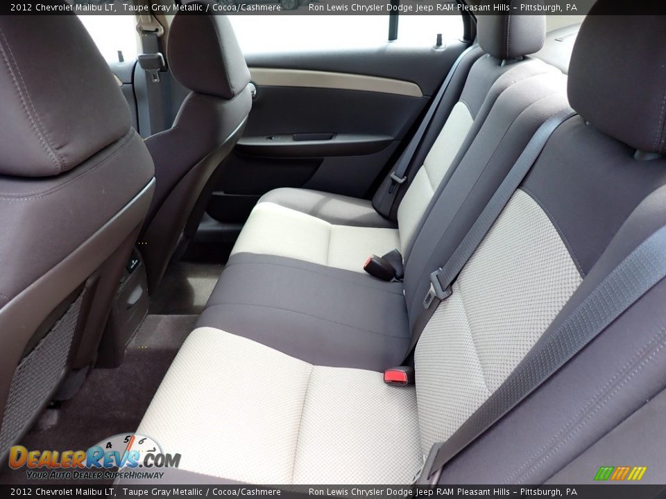 2012 Chevrolet Malibu LT Taupe Gray Metallic / Cocoa/Cashmere Photo #12