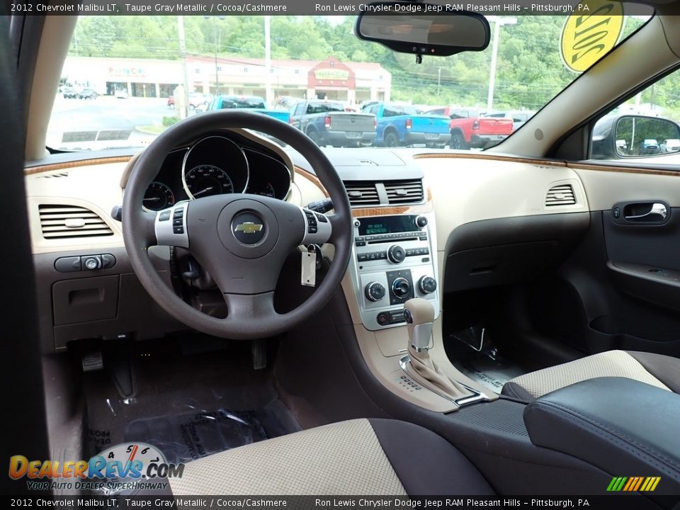 2012 Chevrolet Malibu LT Taupe Gray Metallic / Cocoa/Cashmere Photo #13