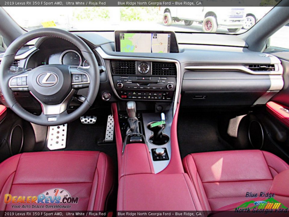 2019 Lexus RX 350 F Sport AWD Ultra White / Rioja Red Photo #15