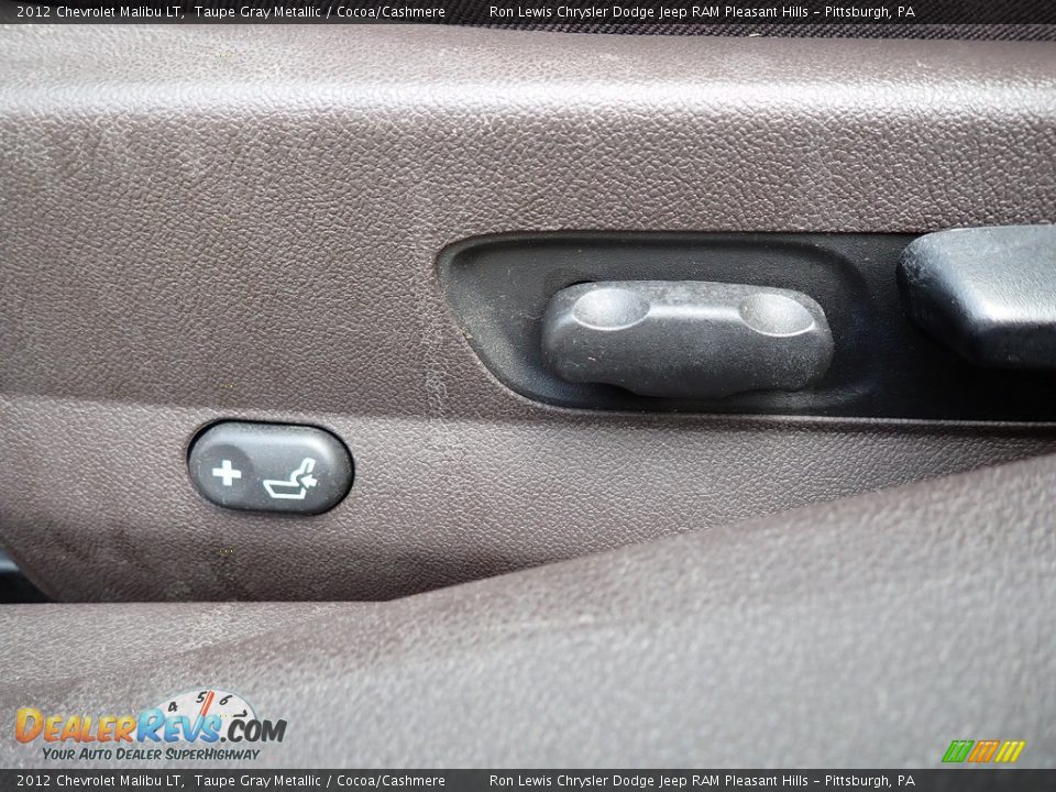 2012 Chevrolet Malibu LT Taupe Gray Metallic / Cocoa/Cashmere Photo #16
