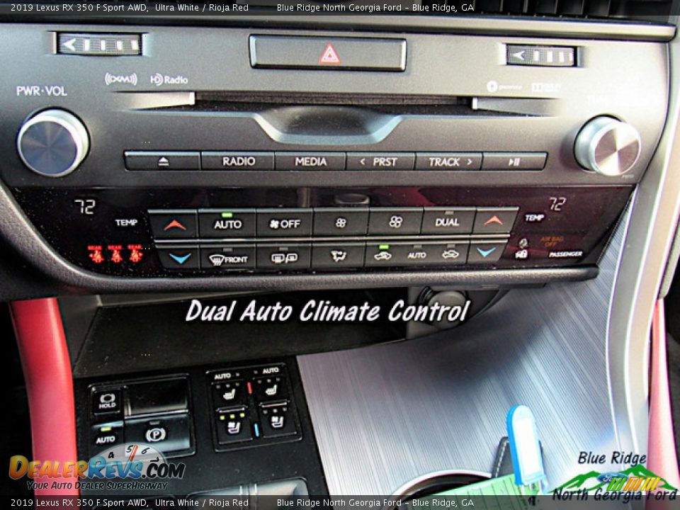 2019 Lexus RX 350 F Sport AWD Ultra White / Rioja Red Photo #21
