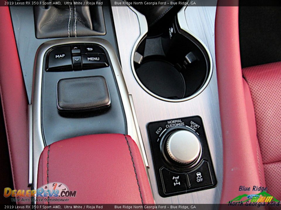 2019 Lexus RX 350 F Sport AWD Ultra White / Rioja Red Photo #22